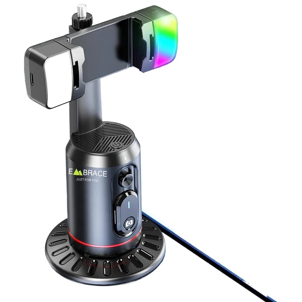 360° Rotation Auto Face Tracking Camera Gimbal Stabilizer Selfie Stick Tripod For Phone Smart Shooting Holder Vlog Video Record