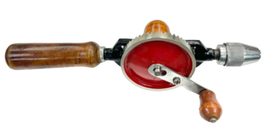 Mini hand drill machine double pinion